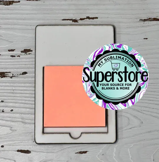 Unicorn Sticky Notepad Holder PNG Sublimation Design, Note Pad Holder Digital Download